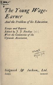 Cover image for The Young Wage-earner and the Problem of His Education