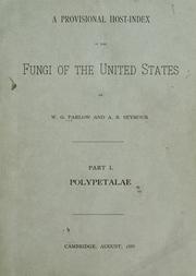 Cover image for A Provisional Host-index of the Fungi of the United States
