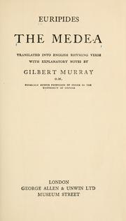 Cover of: Medea