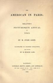 Cover of: The American in Paris