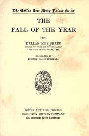 Cover of: The fall of the year