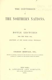 Cover of: The conversion of the northern nations