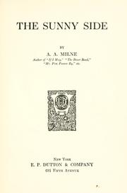 Cover of: The Sunny Side