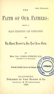 Cover of: The faith of our fathers