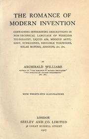 Cover of: The romance of modern invention