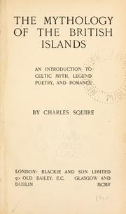 Cover of: Mythology of the British Islands