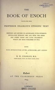 Cover of: The book of Enoch