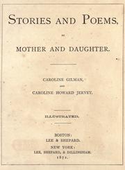 Cover of: Stories and poems by mother and daughter