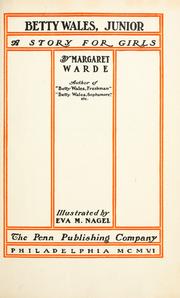 Cover of: Betty Wales, junior