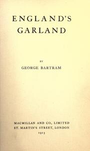 Cover image for England's Garland