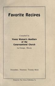 Cover of: Favorite recipes