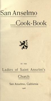 Cover of: San Anselmo cook-book