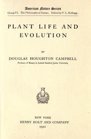 Cover of: Plant life and evolution