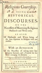 Cover of: Religious courtship