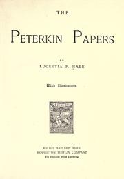 Cover of: The Peterkin papers