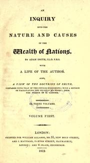 Cover of: The Wealth of Nations