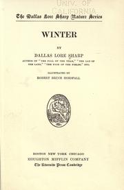 Cover of: Winter