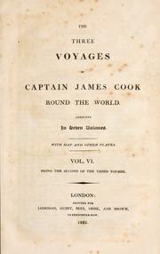 Cover of: The three voyages of Captain James Cook round the world ..