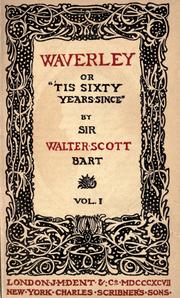Cover of: Waverley; or, 'Tis sixty years since ...