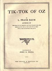 Cover of: Tik-Tok of Oz