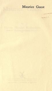 Cover of: Maurice Guest
