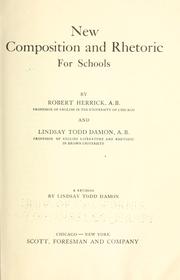 Cover image for New Composition and Rhetoric for Schools