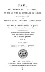 Cover of: Paul, the apostle of Jesus Christ