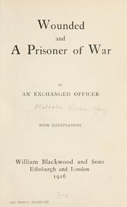 Cover of: Wounded and a prisoner of war