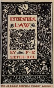 Cover of: International law