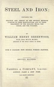 Cover of: Steel and iron