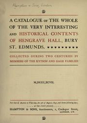 Cover of: Hengrave Hall, Bury St. Edmunds