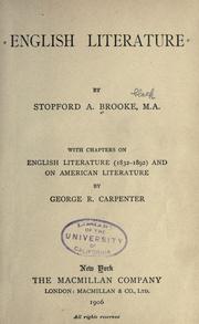 Cover image for English Literature