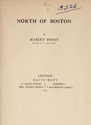 Cover of: North of Boston