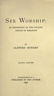 Cover of: Sex worship