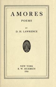 Cover of: Amores