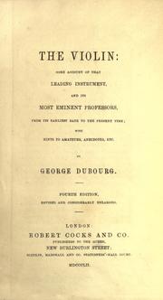 Cover of: The violin