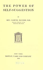 Cover of: Power of Self Suggestion