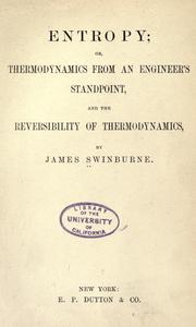 Cover of: Entropy