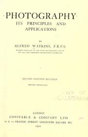 Cover of: Photography