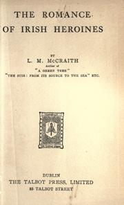 Cover of: The romance of Irish heroines