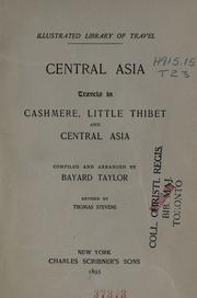 Cover of: Central Asia: Travels in Cashmere, Little Thibet and Central Asia.