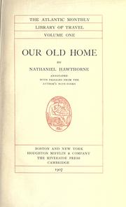 Cover of: Our Old Home