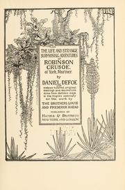 Book image Robinson Crusoe