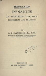 Cover of: Mechanics