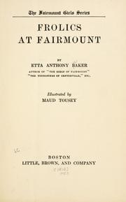 Cover of: Frolics at Fairmount