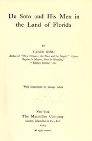 Cover of: De Soto and his men in the land of Florida