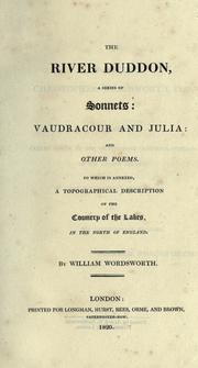 Cover of: The River Duddon