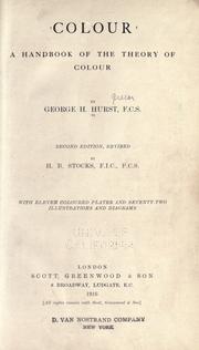 Cover of: Colour