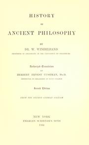 Cover image for History of Ancient Philosophy