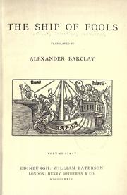 Cover of: Narrenschiff